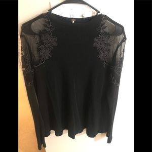 Free People Lace Sweater